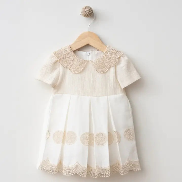 Girls Lace Collar Dress