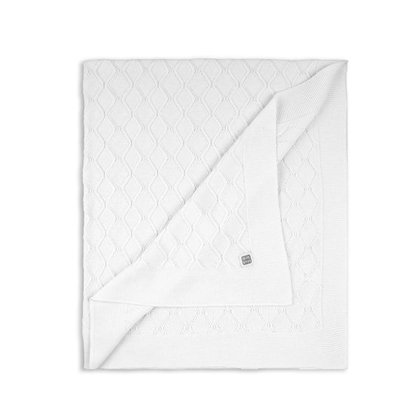 100% Cotton White Met Blanket