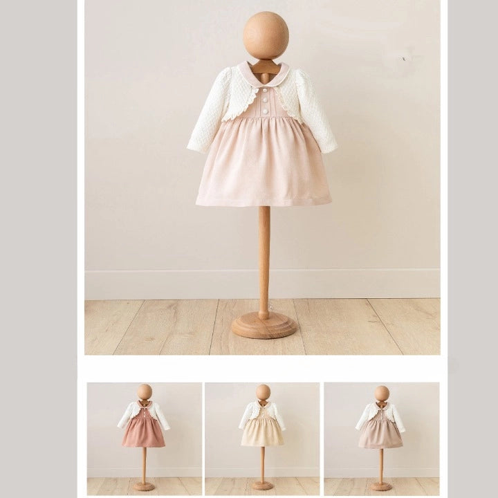 Cotton Special Bolero Design Natural Dress