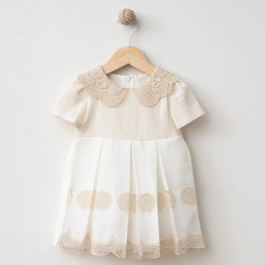 Girls Lace Collar Dress